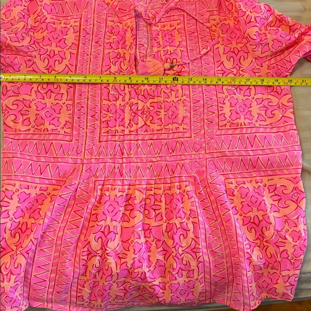 NWOT tortolo scarf print vineyard vines top - Picture 11 of 12